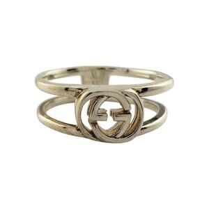 Gucci Interlocking G Open Band Ring Size 5.75 (11)